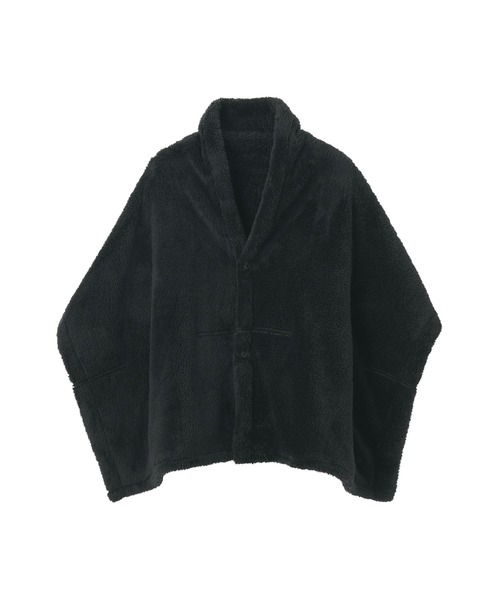 無印良品(ムジルシリョウヒン)の「再生ポリエステルあったかボア ケープ(ストール/ショール・レディース・ブラウン系/ライトベージュ/ブラック・FREE)」の8枚目の写真