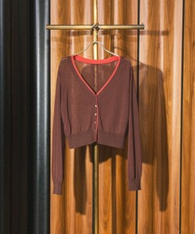 ROSE BUD | KNITTED RIB CARDIGAN(カーディガン/ボレロ)