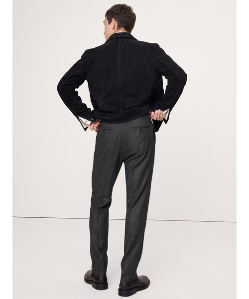 Banana Republic（バナナリパブリック）の「スリム イタリアン フランネル ドレスパンツ（スラックス・メンズ・グレー・30W 30L/29W 30L/31W 30L/32W 30L/34W 30L/33W 30L/28W 30L）」の3枚目の写真