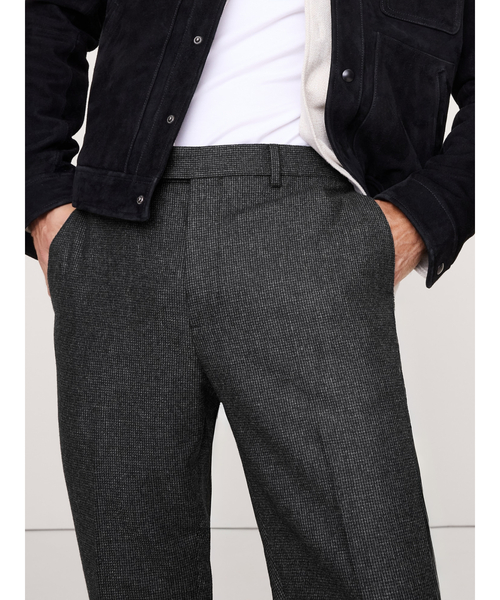 Banana Republic（バナナリパブリック）の「スリム イタリアン フランネル ドレスパンツ（スラックス・メンズ・グレー・30W 30L/29W 30L/31W 30L/32W 30L/34W 30L/33W 30L/28W 30L）」の4枚目の写真