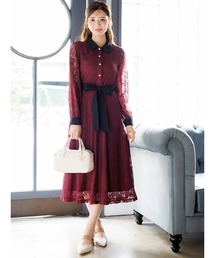 ❤️人気新作 新品♡ Sandro ワインレッドミニワンピース♡　535 ❤️人気新作 新品♡ Sandro ワインレッドミニワンピース♡ 535