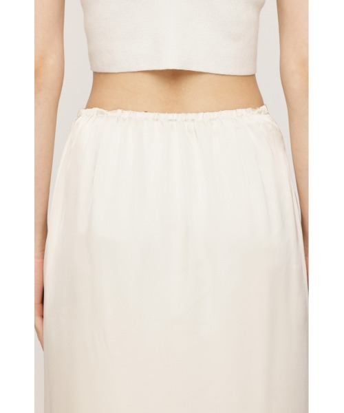 SLY(スライ)の「LACE SATIN L/SK レース サテン ロングスカート 秋服 冬服(スカート・レディース・ライトブラック/アイボリー・FREE)」の9枚目の写真