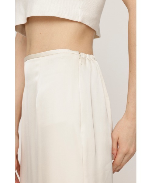 SLY(スライ)の「LACE SATIN L/SK レース サテン ロングスカート 秋服 冬服(スカート・レディース・ライトブラック/アイボリー・FREE)」の10枚目の写真