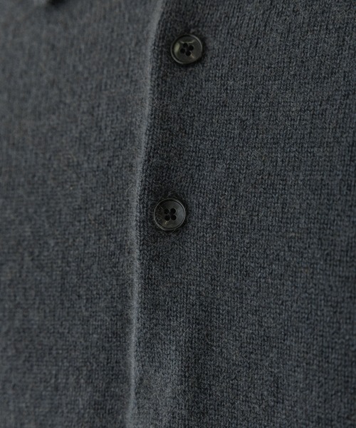 ADAM ET ROPE'（アダムエロペ）の「12GGカシミヤニットポロシャツ（ポロシャツ・メンズ・チャコールグレー/ブラック/ピンク系その他2・M/L）」の20枚目の写真