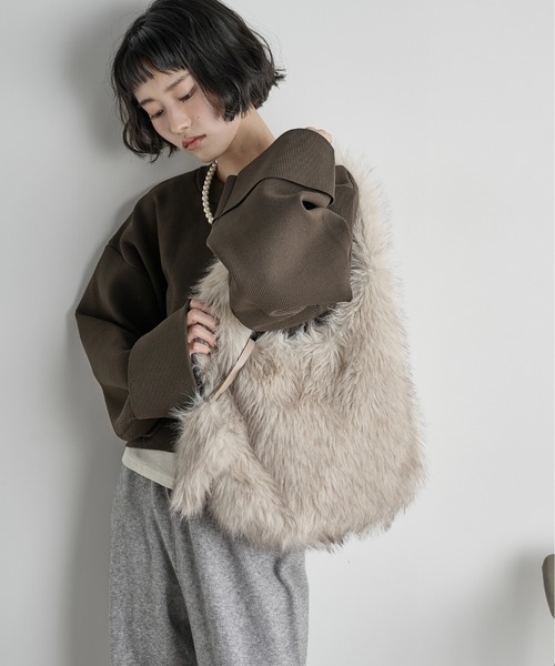 セール】ワンハンドルエコファーバッグ（トートバッグ）｜THE YOn