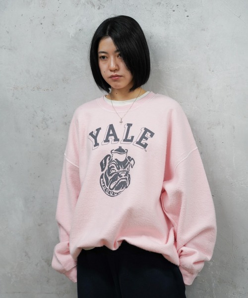 The BOOK STORE / ブックストア 'YALE' OTHER-SIDE CREW SWEAT