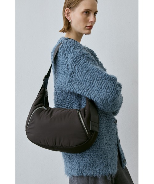 un/neu（アンノイ）の「ソフトパテッドラウンドバッグ / ショルダーバッグ / ペットボトル収納可能 / 軽量（ショルダーバッグ・レディース・ブラウン/アイボリー/ブラック・FREE）」の7枚目の写真