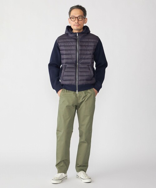 SHIPS（シップス）の「SHIPS: ニット ドッキング ダウン ブルゾン（ブルゾン・メンズ・ネイビー/ブラック・X-LARGE/LARGE/MEDIUM/SMALL）」の7枚目の写真