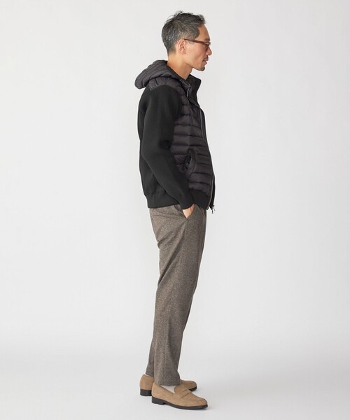 SHIPS（シップス）の「SHIPS: ニット ドッキング ダウン ブルゾン（ブルゾン・メンズ・ネイビー/ブラック・X-LARGE/LARGE/MEDIUM/SMALL）」の11枚目の写真