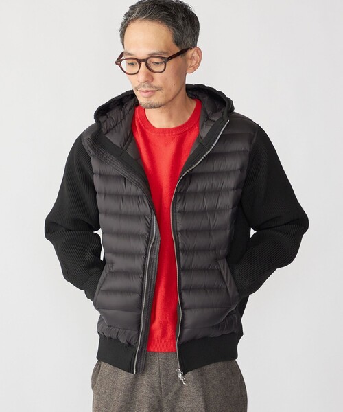 SHIPS（シップス）の「SHIPS: ニット ドッキング ダウン ブルゾン（ブルゾン・メンズ・ネイビー/ブラック・X-LARGE/LARGE/MEDIUM/SMALL）」の12枚目の写真