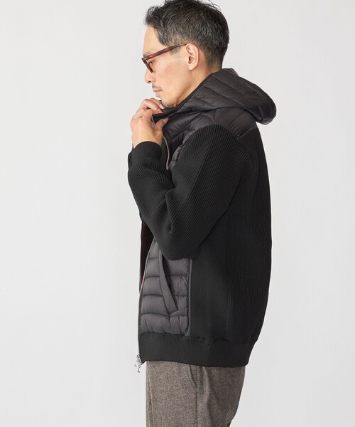 SHIPS（シップス）の「SHIPS: ニット ドッキング ダウン ブルゾン（ブルゾン・メンズ・ネイビー/ブラック・X-LARGE/LARGE/MEDIUM/SMALL）」の13枚目の写真