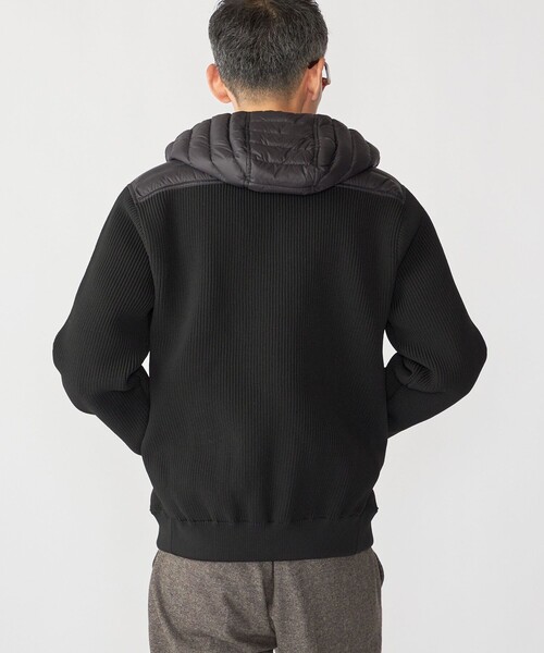 SHIPS（シップス）の「SHIPS: ニット ドッキング ダウン ブルゾン（ブルゾン・メンズ・ネイビー/ブラック・X-LARGE/LARGE/MEDIUM/SMALL）」の14枚目の写真