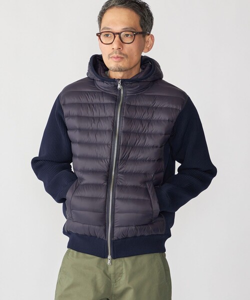 SHIPS（シップス）の「SHIPS: ニット ドッキング ダウン ブルゾン（ブルゾン・メンズ・ネイビー/ブラック・X-LARGE/LARGE/MEDIUM/SMALL）」の16枚目の写真