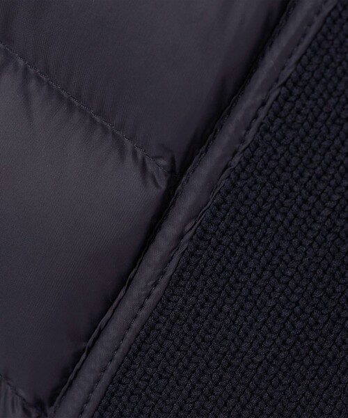 SHIPS（シップス）の「SHIPS: ニット ドッキング ダウン ブルゾン（ブルゾン・メンズ・ネイビー/ブラック・X-LARGE/LARGE/MEDIUM/SMALL）」の6枚目の写真