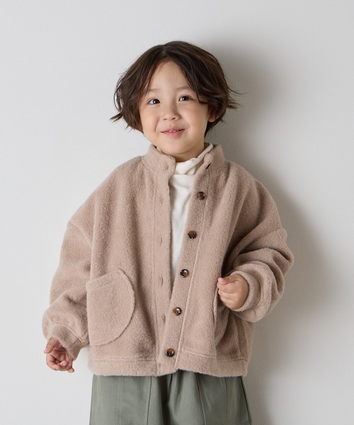 riziere(リジェール)の「サークルポケットアウター(その他アウター・キッズ・ベージュ系/アイボリー系・90/100/110/120/130/140)」の2枚目の写真