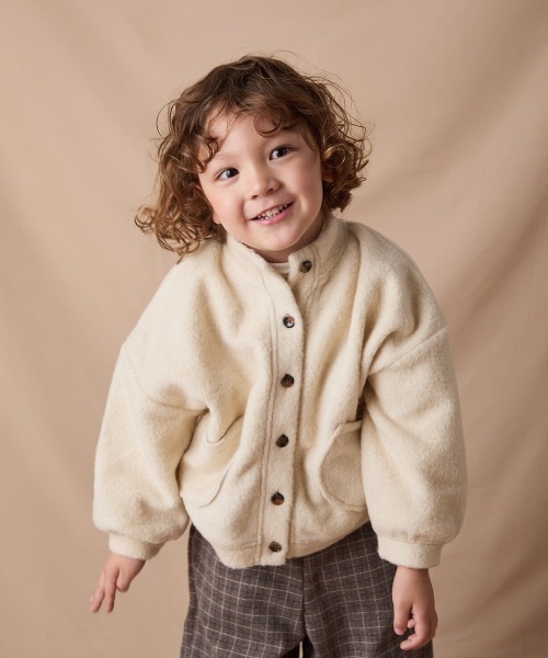 riziere(リジェール)の「サークルポケットアウター(その他アウター・キッズ・ベージュ系/アイボリー系・90/100/110/120/130/140)」の5枚目の写真