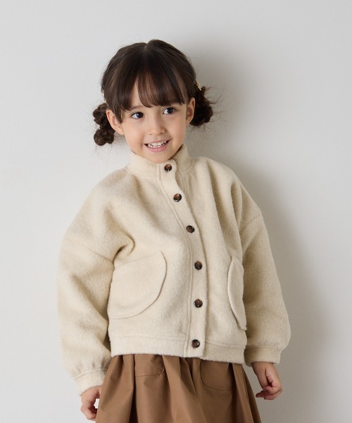 riziere(リジェール)の「サークルポケットアウター(その他アウター・キッズ・ベージュ系/アイボリー系・90/100/110/120/130/140)」の10枚目の写真