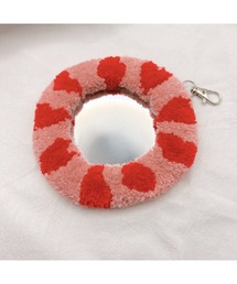 tone（トーン）の「【makana pau】モコモココンパクトミラー　ハート(SU)（手鏡/メイクミラー）」