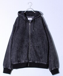 GLOSTER | 【好評につき再登場】デニムフルジップパーカー(パーカー)