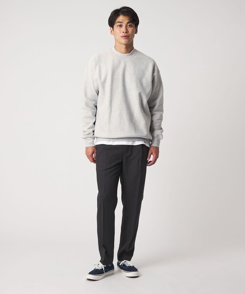 A DAY IN THE LIFE UNITED ARROWS(アデイインザライフユナイテッドアローズ)の「USAコットン 裏起毛 スウェット<A DAY IN THE LIFE>(スウェット・メンズ・ライトグレー/ダークグレー/ブラック・M/L)」の5枚目の写真