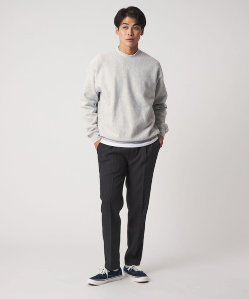 A DAY IN THE LIFE UNITED ARROWS(アデイインザライフユナイテッドアローズ)の「USAコットン 裏起毛 スウェット<A DAY IN THE LIFE>(スウェット・メンズ・ライトグレー/ダークグレー/ブラック・M/L)」の6枚目の写真