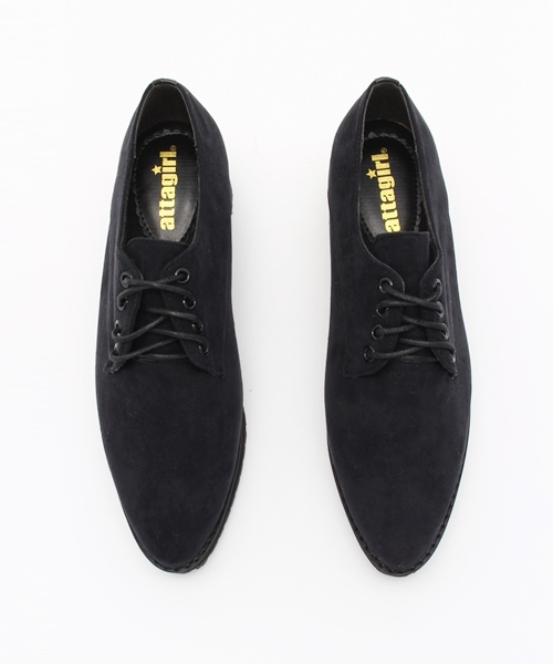attagirl（アタガール）の「ポインテッドトゥ　厚底レースアップシューズ（パンプス・レディース・ブラック・L/LL/M/S）」の8枚目の写真
