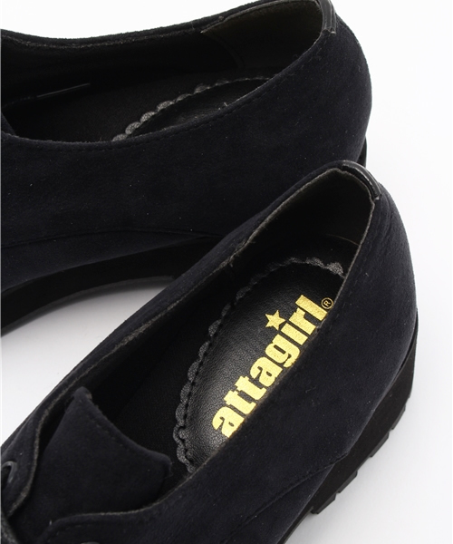 attagirl（アタガール）の「ポインテッドトゥ　厚底レースアップシューズ（パンプス・レディース・ブラック・L/LL/M/S）」の3枚目の写真