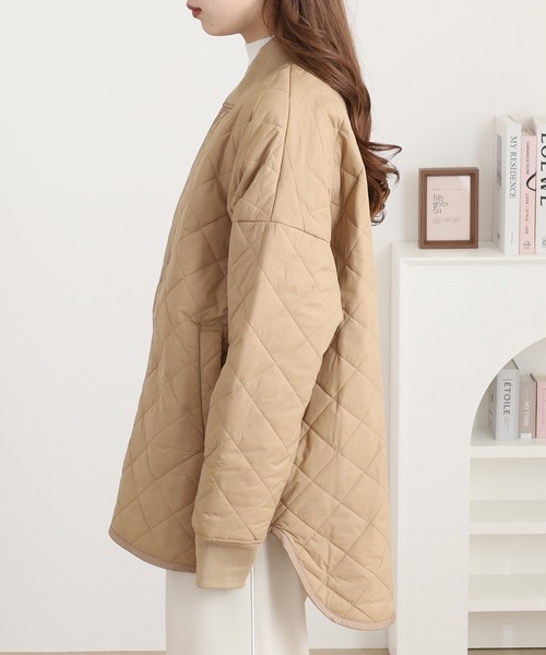 OMNES（オムネス）の「裏ファーキルティングブルゾン（ブルゾン・メンズ・ブラック/カーキ/ベージュ・womens free/mens free）」の13枚目の写真