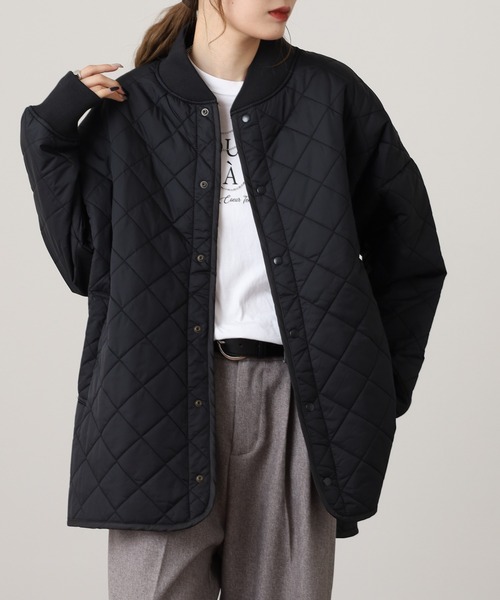 OMNES（オムネス）の「裏ファーキルティングブルゾン（ブルゾン・メンズ・ブラック/カーキ/ベージュ・womens free/mens free）」の5枚目の写真