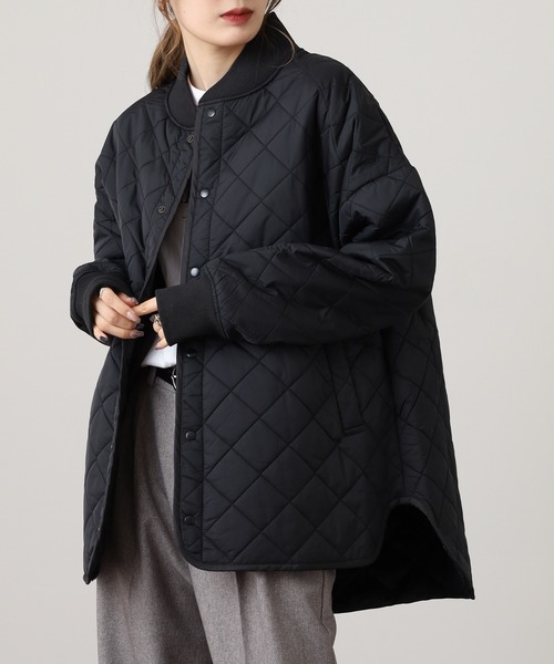 OMNES（オムネス）の「裏ファーキルティングブルゾン（ブルゾン・メンズ・ブラック/カーキ/ベージュ・womens free/mens free）」の4枚目の写真