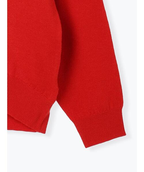 Lugnoncure（ルノンキュール）の「もちもちVネックニット（ニット/セーター・レディース・ブルー/ブラック/レッド/ベージュ・F）」の16枚目の写真