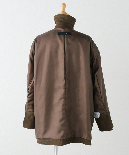 ちーさん【新品】フェイクレザーカバーオールJK ちーさん【新品