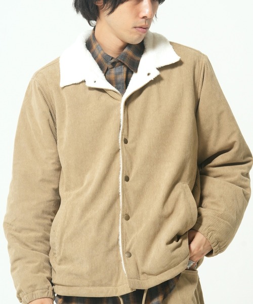 セール】コーデュロイ 裏ボアコーチジャケット(M1)（その他アウター