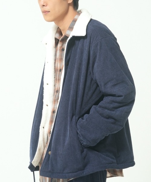 セール】コーデュロイ 裏ボアコーチジャケット(M1)（その他アウター