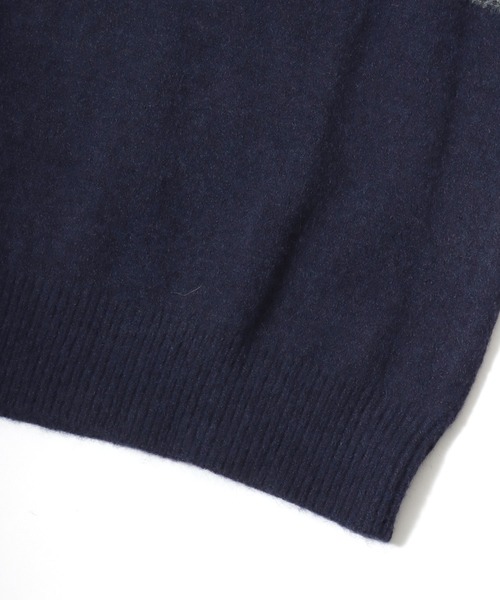 LYLE&SCOTT(ライルアンドスコット)の「LYLE&SCOTT/ライル&スコット ソフトシャギー クルーネックニット レディース メンズ(ニット/セーター・メンズ・ベージュ系その他/ブルー系その他/ワイン/カーキ・M/L/LL)」の14枚目の写真