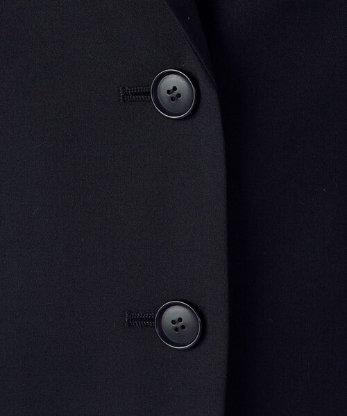 COMME CA ISM（コムサイズム）の「【セットアップ対応】SUPER-TEX ウール混トロピカルストレッチ テーラードジャケット（スーツジャケット・レディース・ブラック・X-SMALL/SMALL/MEDIUM/LARGE/X-LARGE）」の14枚目の写真