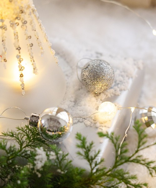 セール】オーナメント20点セット[SILVER] / 590271（インテリア雑貨