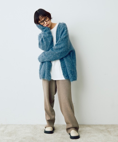 Crisp（クリスプ）の「ルーズニットパンツ（その他パンツ・レディース・ベージュ/アイボリー・FREE）」の18枚目の写真