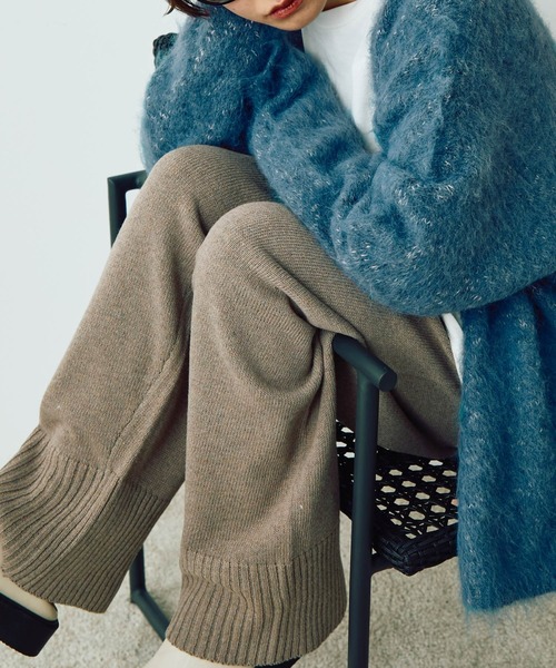 Crisp（クリスプ）の「ルーズニットパンツ（その他パンツ・レディース・ベージュ/アイボリー・FREE）」の21枚目の写真