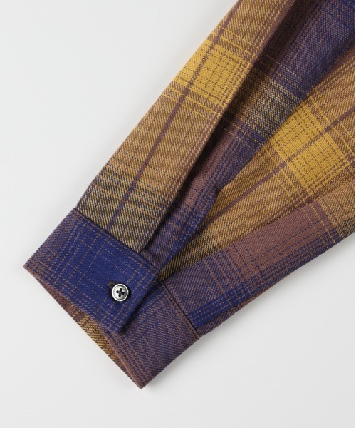 BACK NUMBER（バックナンバー）の「【BACK NUMBER】オーバーサイズチェックシャツジャケット（シャツ/ブラウス・メンズ・イエロー/ブルー/ブラウン・XL/L/M）」の6枚目の写真