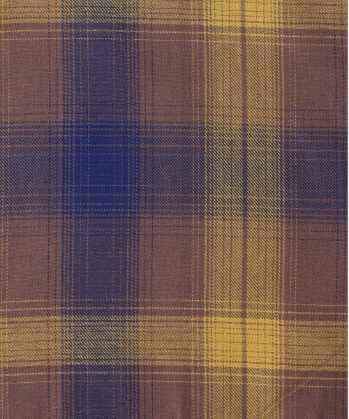 BACK NUMBER（バックナンバー）の「【BACK NUMBER】オーバーサイズチェックシャツジャケット（シャツ/ブラウス・メンズ・イエロー/ブルー/ブラウン・XL/L/M）」の9枚目の写真