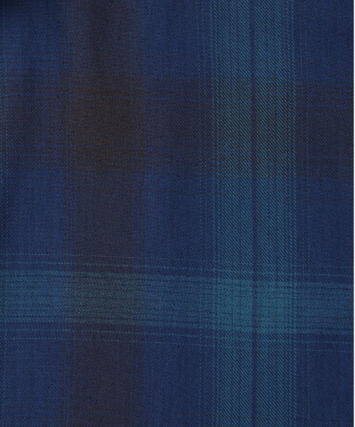 BACK NUMBER（バックナンバー）の「【BACK NUMBER】オーバーサイズチェックシャツジャケット（シャツ/ブラウス・メンズ・イエロー/ブルー/ブラウン・XL/L/M）」の11枚目の写真