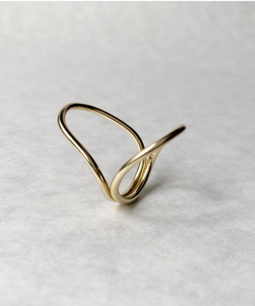 MELANGE(メランジェ)の「MELANGE Bezier フープリング(リング・レディース・シルバー/ゴールド・#11/#13)」の9枚目の写真
