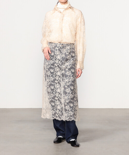 Bshop（ビショップ）の「ROSEANNA | フラワーレース シャツ WOMEN（シャツ/ブラウス・レディース・オフホワイト・36）」の13枚目の写真