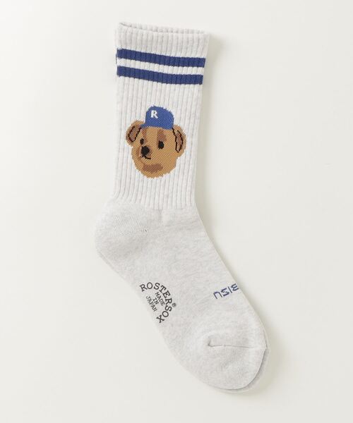 ROSTER SOX(ロスターソックス)の「ROSTER SOX/ロスターソックス TEAM BEAR SOCKS メンズ レディース(ソックス/靴下・メンズ・ネイビー/ブルー・1/2)」の3枚目の写真