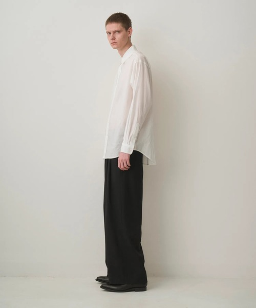 Juha（ユハ）の「【JUHA/ユハ】AIR LAWN L/S SHIRT（シャツ/ブラウス・メンズ・ブラック/ホワイト・3/4）」の6枚目の写真