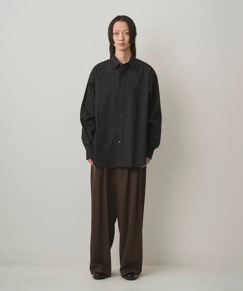 Juha（ユハ）の「【JUHA/ユハ】AIR LAWN L/S SHIRT（シャツ/ブラウス・メンズ・ブラック/ホワイト・3/4）」の8枚目の写真