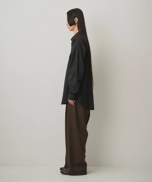 Juha（ユハ）の「【JUHA/ユハ】AIR LAWN L/S SHIRT（シャツ/ブラウス・メンズ・ブラック/ホワイト・3/4）」の9枚目の写真