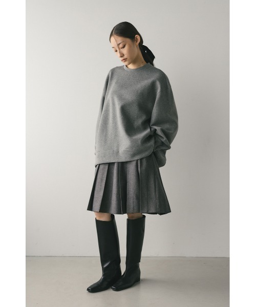 STYLEMIXER(スタイルミキサー)の「バックパネルポンチスウェットトップ(スウェット・レディース・ブラック/アイボリー/グレー・FREE)」の18枚目の写真