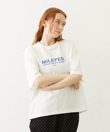 MILKFED.（ミルクフェド）の「STENCIL LOGO WIDE S/S TEE（Tシャツ/カットソー）」